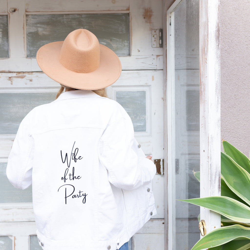 Wife of the party denim clearance jacket